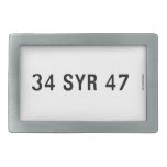 34 SYR 47  Belt Buckles