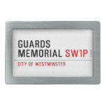 guards memorial  Belt Buckles