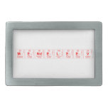 Mendeleev  Belt Buckles