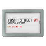 Yoshii Street  Belt Buckles