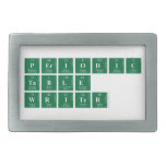 Periodic
 Table
 Writer  Belt Buckles