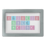Periodic
 Table
 Writer  Belt Buckles