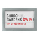 churchill gardens  Belt Buckles