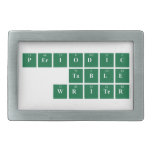 Periodic
 Table
 Writer  Belt Buckles