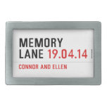 MEMORY LANE  Belt Buckles