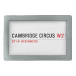 Cambridge Circus  Belt Buckles