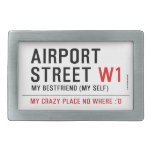 AIRPORT Street  Belt Buckles