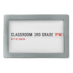 Classroom 3rd grade  Belt Buckles