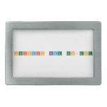 Periodic Name Project  Belt Buckles