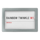 rainbow twinkle  Belt Buckles