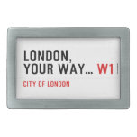London, your way...  Belt Buckles