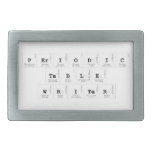 Periodic
 Table
 Writer  Belt Buckles