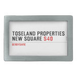 Toseland Properties New Square  Belt Buckles