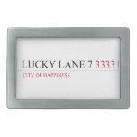 Lucky Lane 7  Belt Buckles