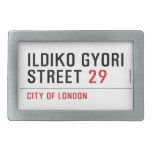 Ildiko Gyori Street  Belt Buckles