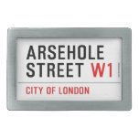 Arsehole Street  Belt Buckles