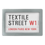 Textile Street  Belt Buckles