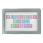 Periodic
 Table
 Writer  Belt Buckles