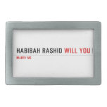 Habibah Rashid  Belt Buckles