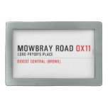 Mowbray Road  Belt Buckles