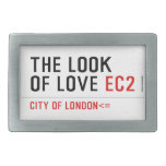 the look of love  Belt Buckles