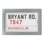 BRYANT RD.   Belt Buckles