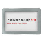 Lorrimore Square  Belt Buckles