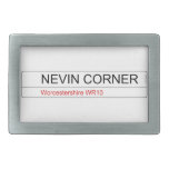     NEVIN CORNER  Belt Buckles