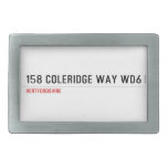 158 Coleridge Way  Belt Buckles