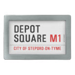 Depot Square  Belt Buckles
