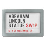 abraham lincoln statue  Belt Buckles