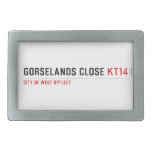 Gorselands Close  Belt Buckles