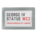 george iv statue  Belt Buckles