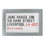 JANE SHAGS JIM 50 DANE STREET LIVERPOOL  Belt Buckles