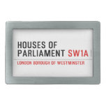 houses of parliament  Belt Buckles