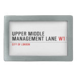 Upper Middle Management Lane  Belt Buckles