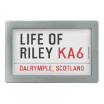 life of  riley  Belt Buckles