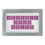Periodic
 Table
 Writer  Belt Buckles