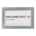 your namestreet  Belt Buckles