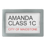 AMANDA class 1C  Belt Buckles