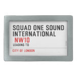 SQUAD ONE SOUND INTERNATIONAL   Belt Buckles