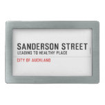 SANDERSON STREET  Belt Buckles