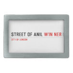 Street of anil  Belt Buckles