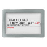 Total Lift Care 113 New Court Way  Belt Buckles