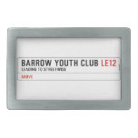 BARROW YOUTH CLUB  Belt Buckles