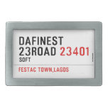 Dafinest 23road  Belt Buckles