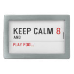 KEEP CALM  Belt Buckles