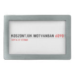 Köszöntjük Mótvánban  Belt Buckles