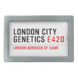 LONDON city genetics  Belt Buckles