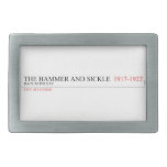 The Hammer And Sickle   Belt Buckles